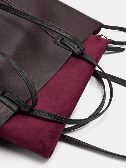 Reversible Shopper Bag With Versatile Straps