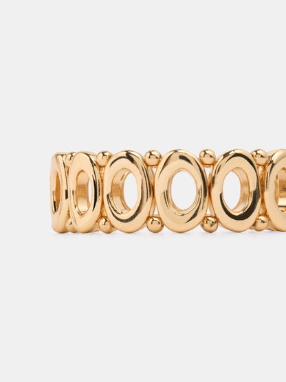 Elastic Bracelet With Oval Links