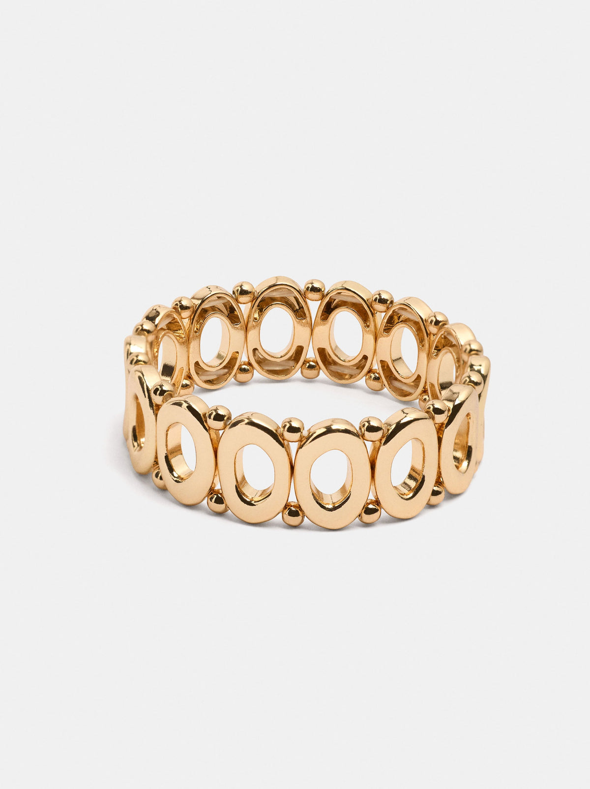 Elastic Bracelet With Oval Links