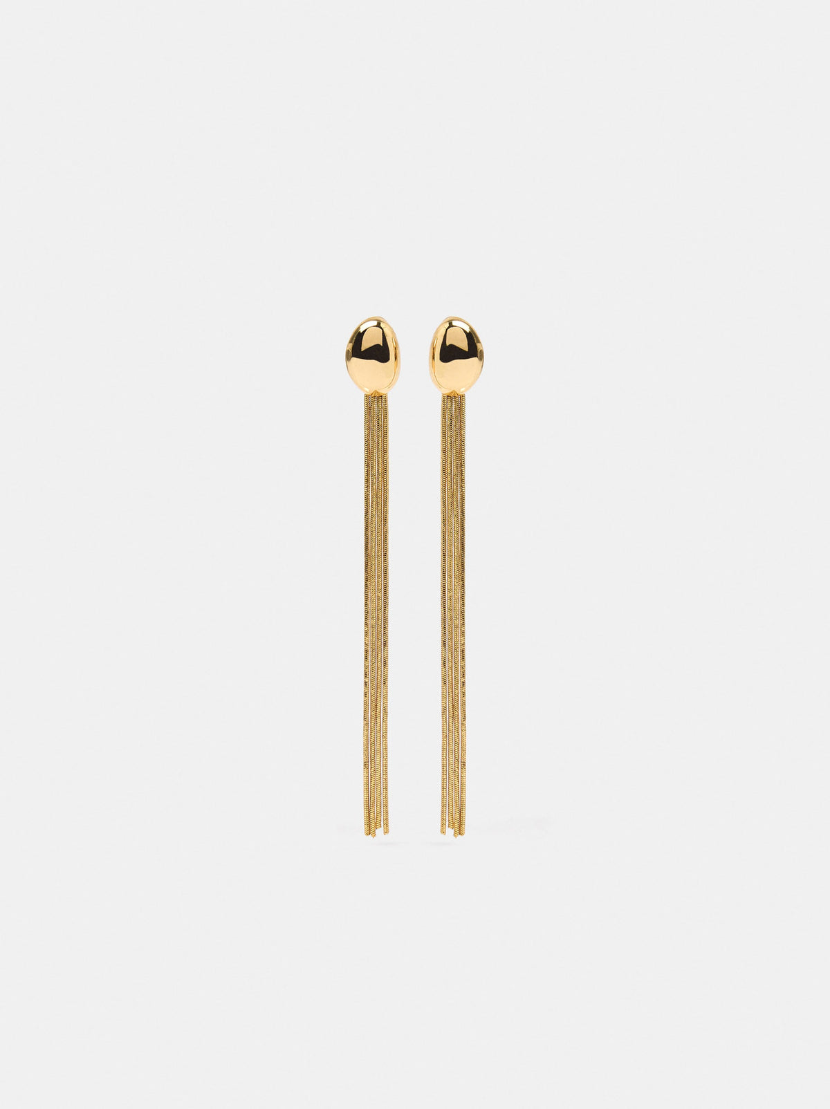 Long Snake Chain Earrings