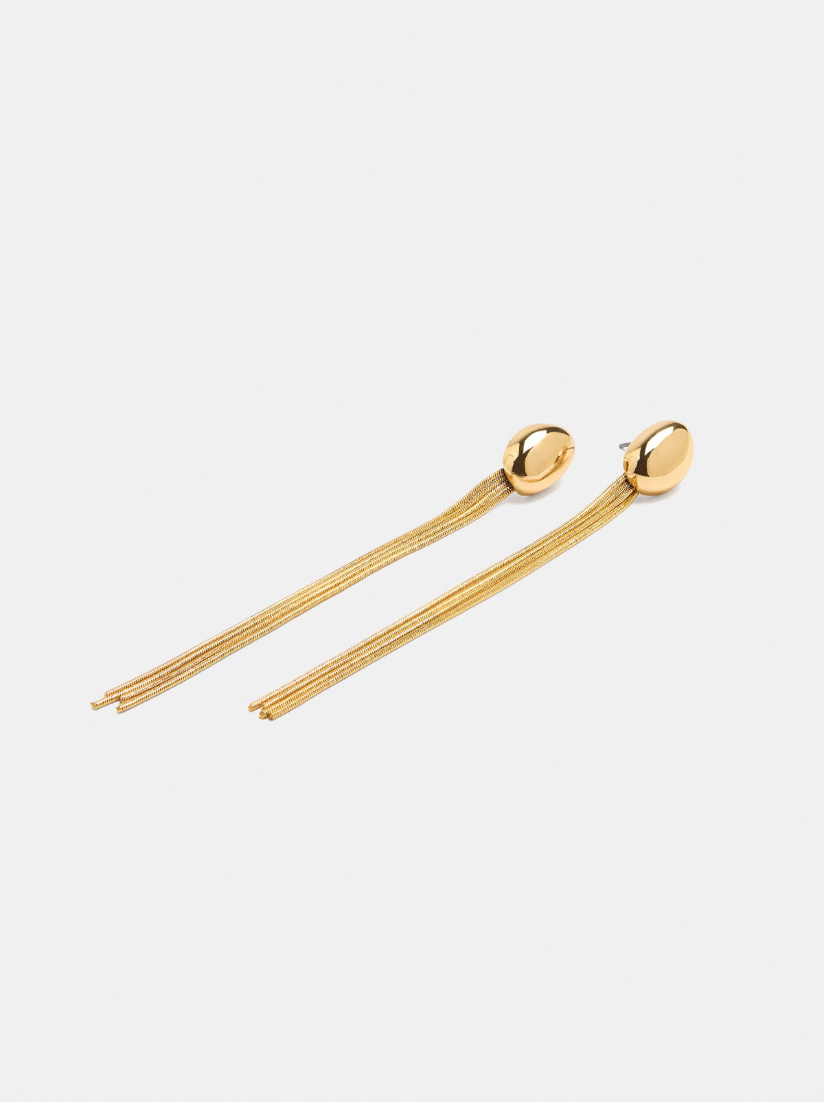 Long Snake Chain Earrings