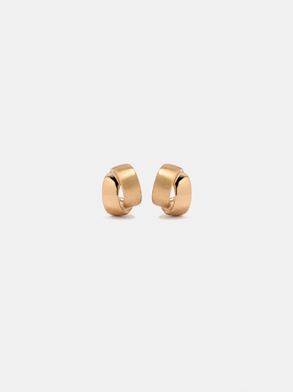 Wide Interlinked Hoop Earrings