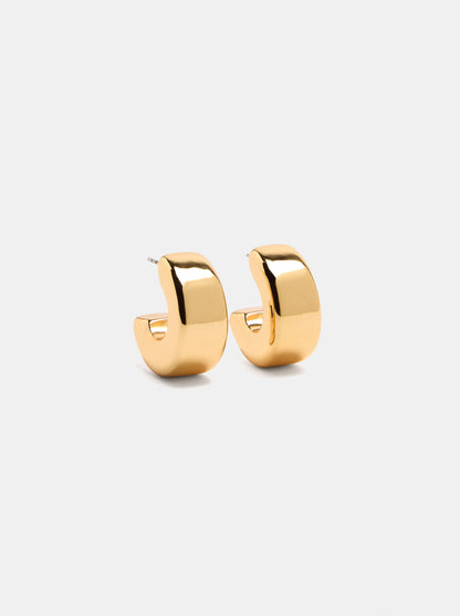 Wide Open Hoop Earrings