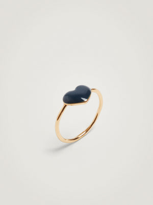 Pinky Finger Ring With Heart