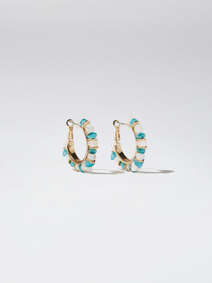 Resin Hoop Earrings
