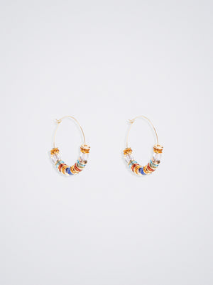 Multicoloured Hoop Earrings
