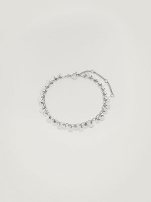 Silver Bracelet With Medals