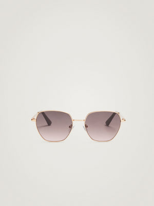 Round Metallic Sunglasses