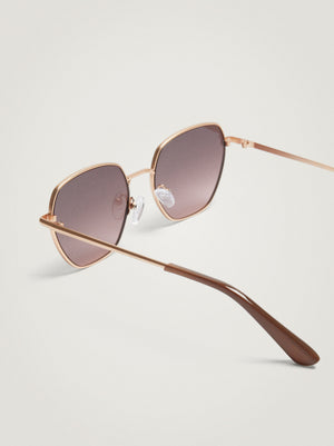 Round Metallic Sunglasses