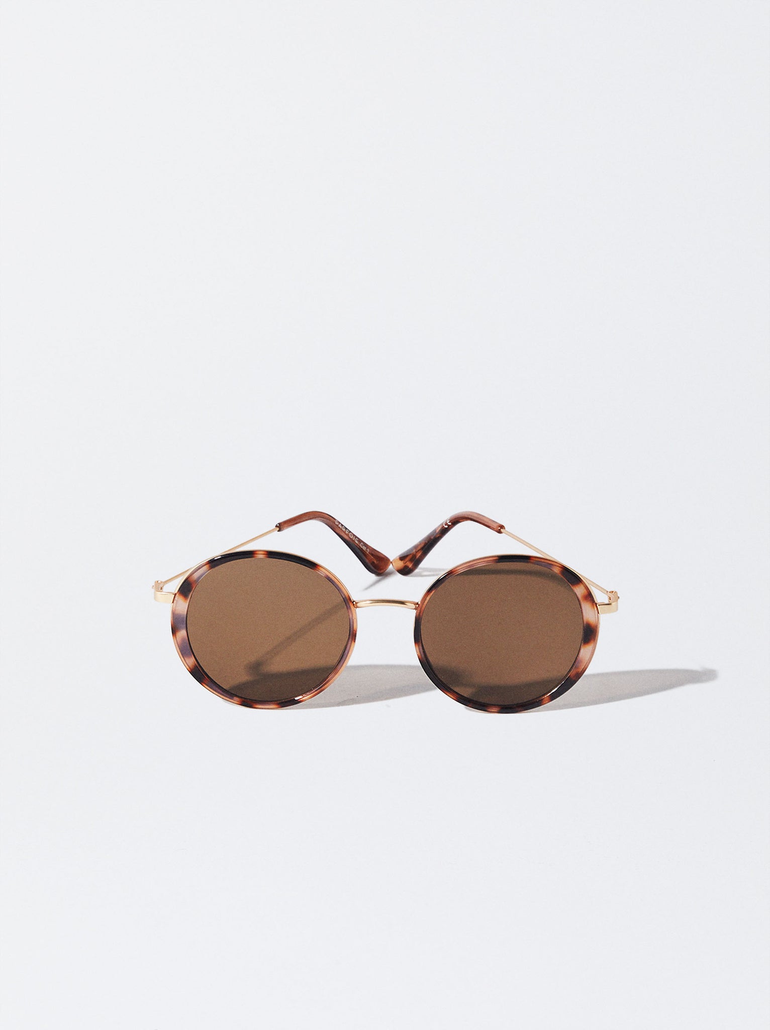 Round Metallic Sunglasses