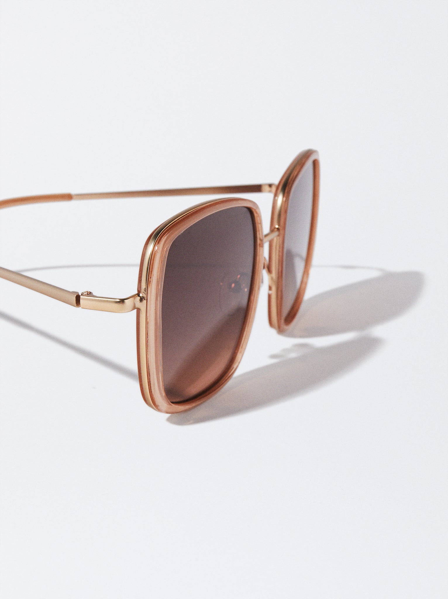 Square Metallic Sunglasses