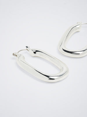 Silver Hoop Earrings