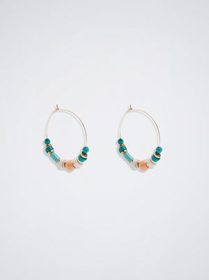 Resin Hoop Earrings