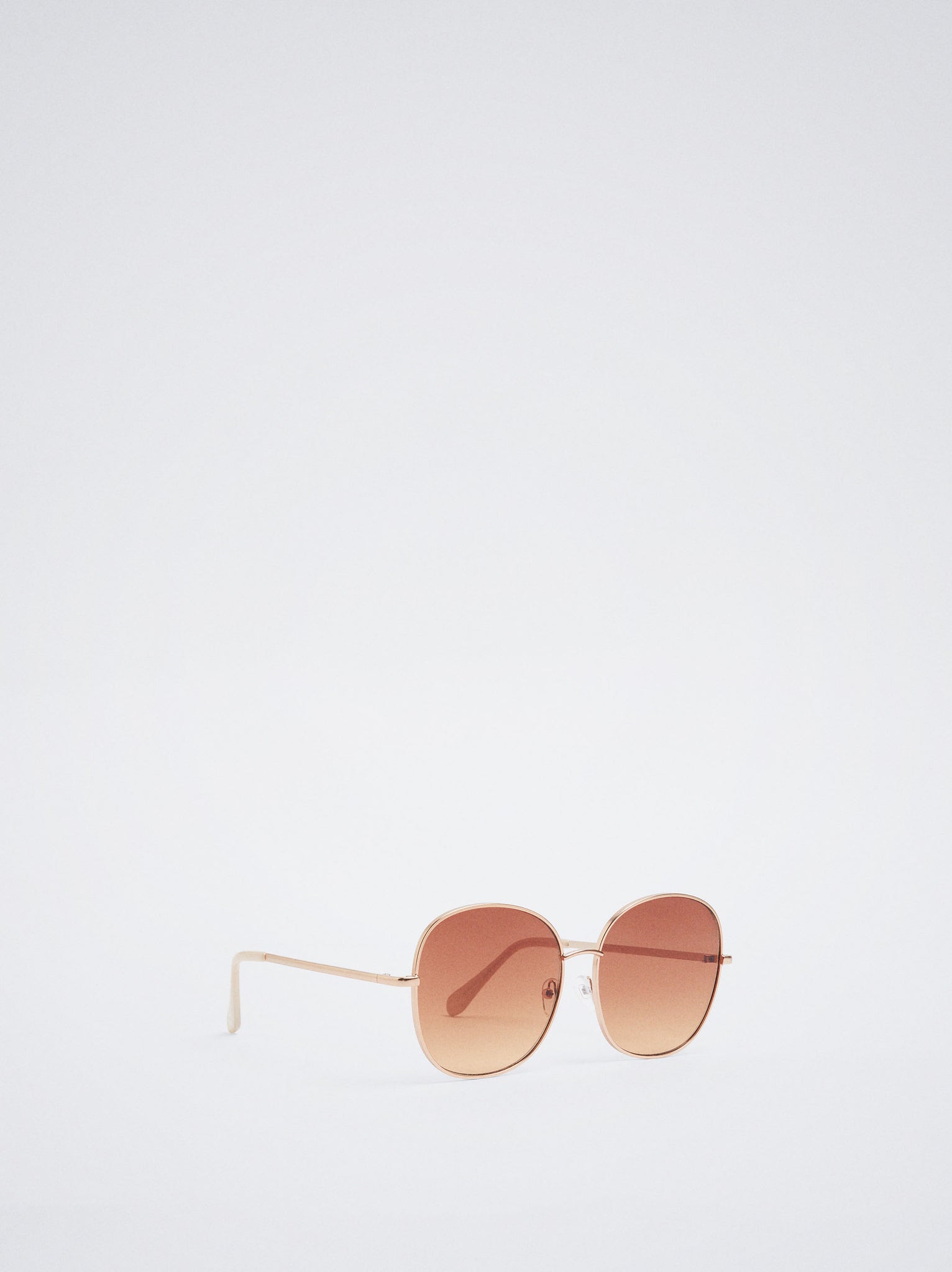 Round Metallic Sunglasses