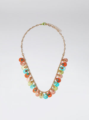 Necklace With Stone And Shell