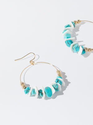 Earrings With Stone