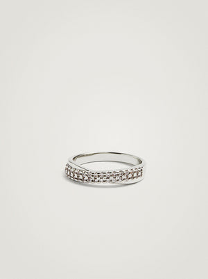 Silver Ring With Zirconia