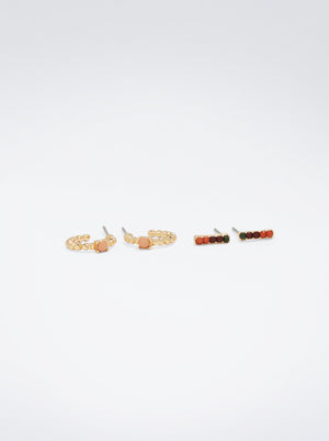 Multicoloured Earrings Set