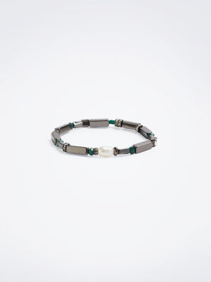 Elastic Bracelet With Freshwater Pearl