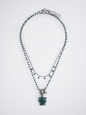 Set Of Necklaces With Charm
