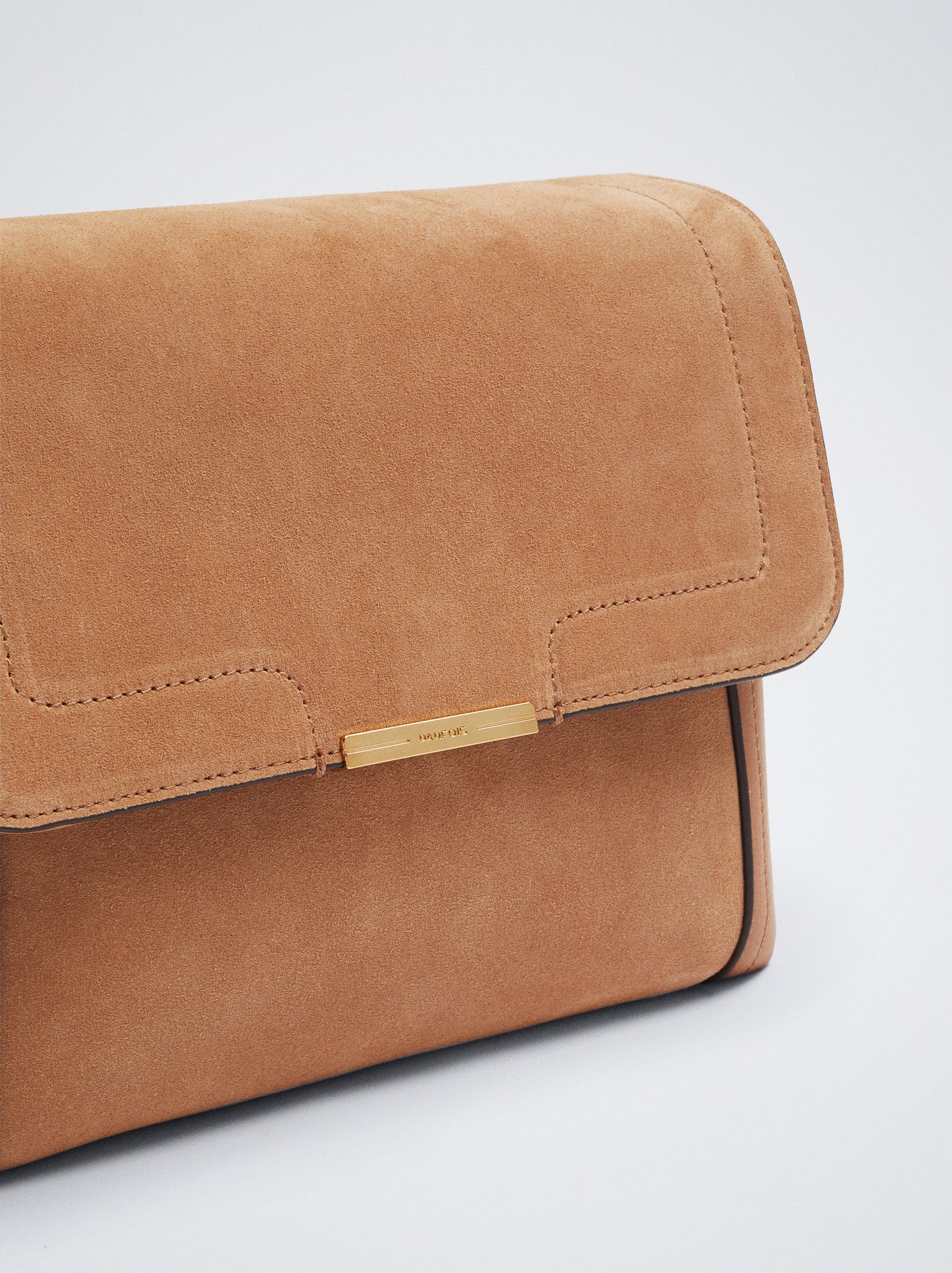 Suede Crossbody Bag