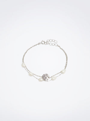 Silver D Bracelet
