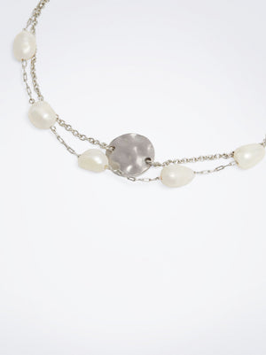 Silver D Bracelet