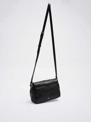 Quilted Crossbody Bag With Chain
