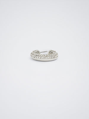 Hoop Earrings With Crystals