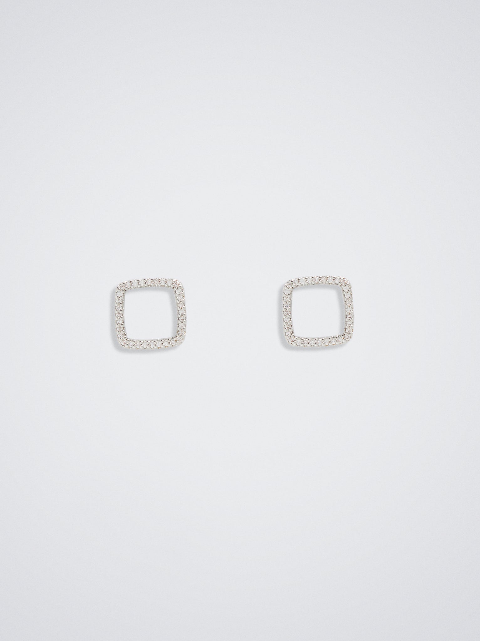 Silver Earrings  With Zirconia
