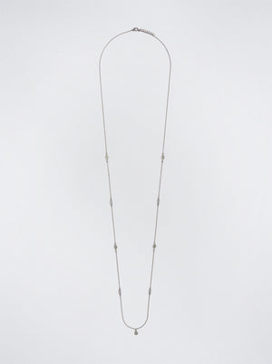 Silver Necklace With Zirconia
