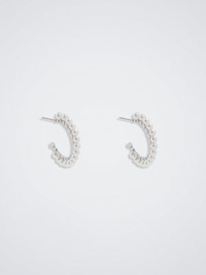 Hoop Earrings With Pearls