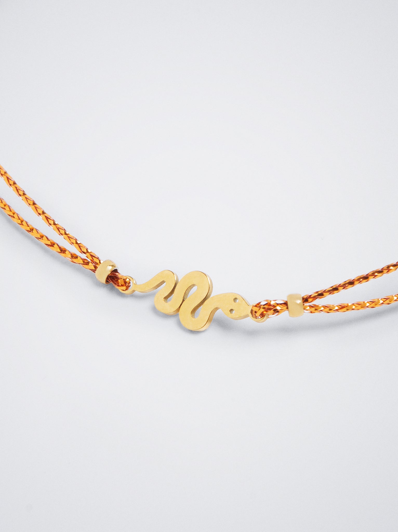 Steel Golden Snake Bracelet