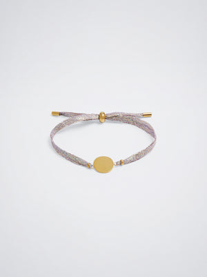Stainless Steel Bracelet With Medal