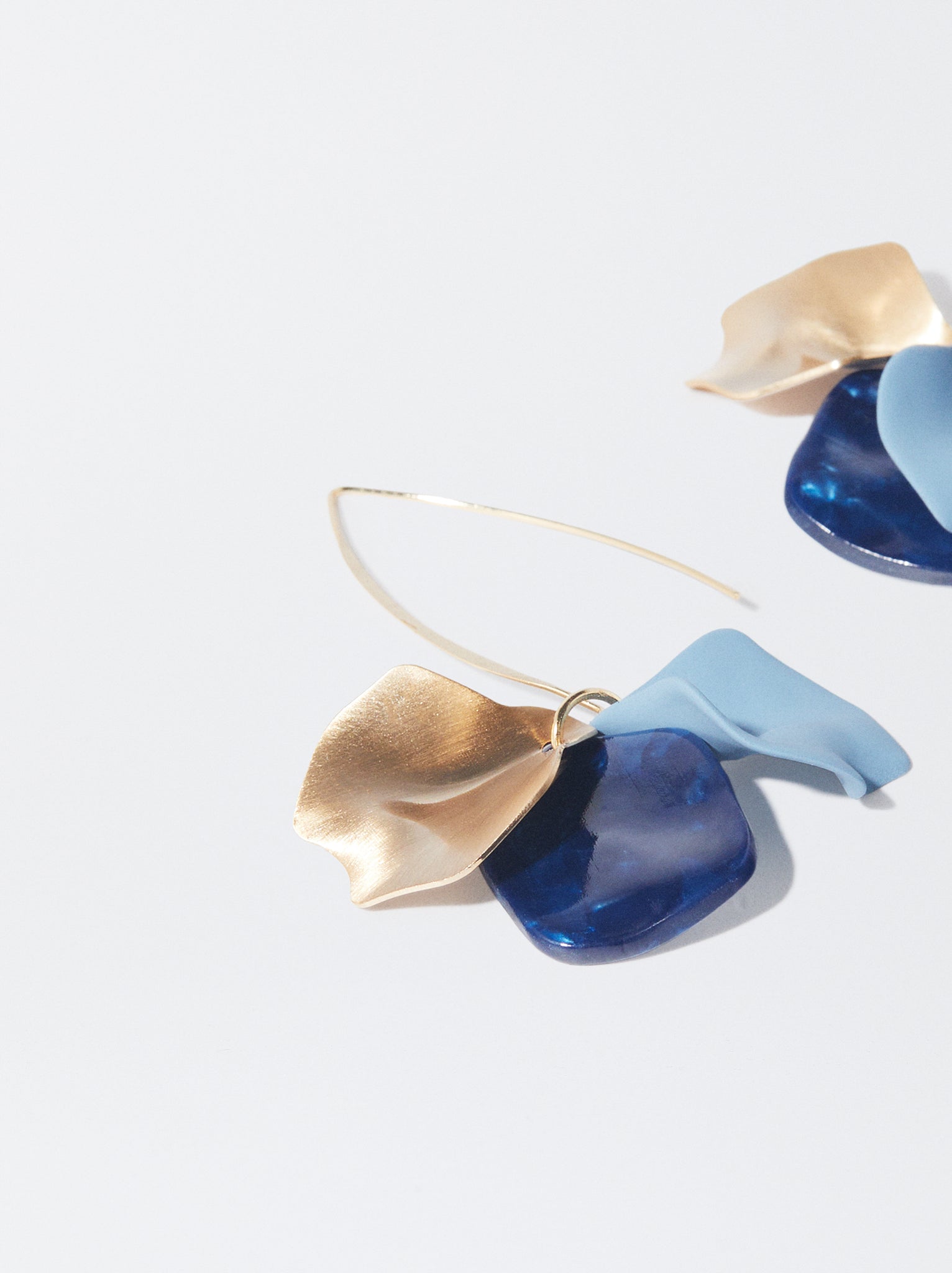 Earrings With Resin