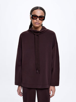 High-Neck Modal Sweatshirt