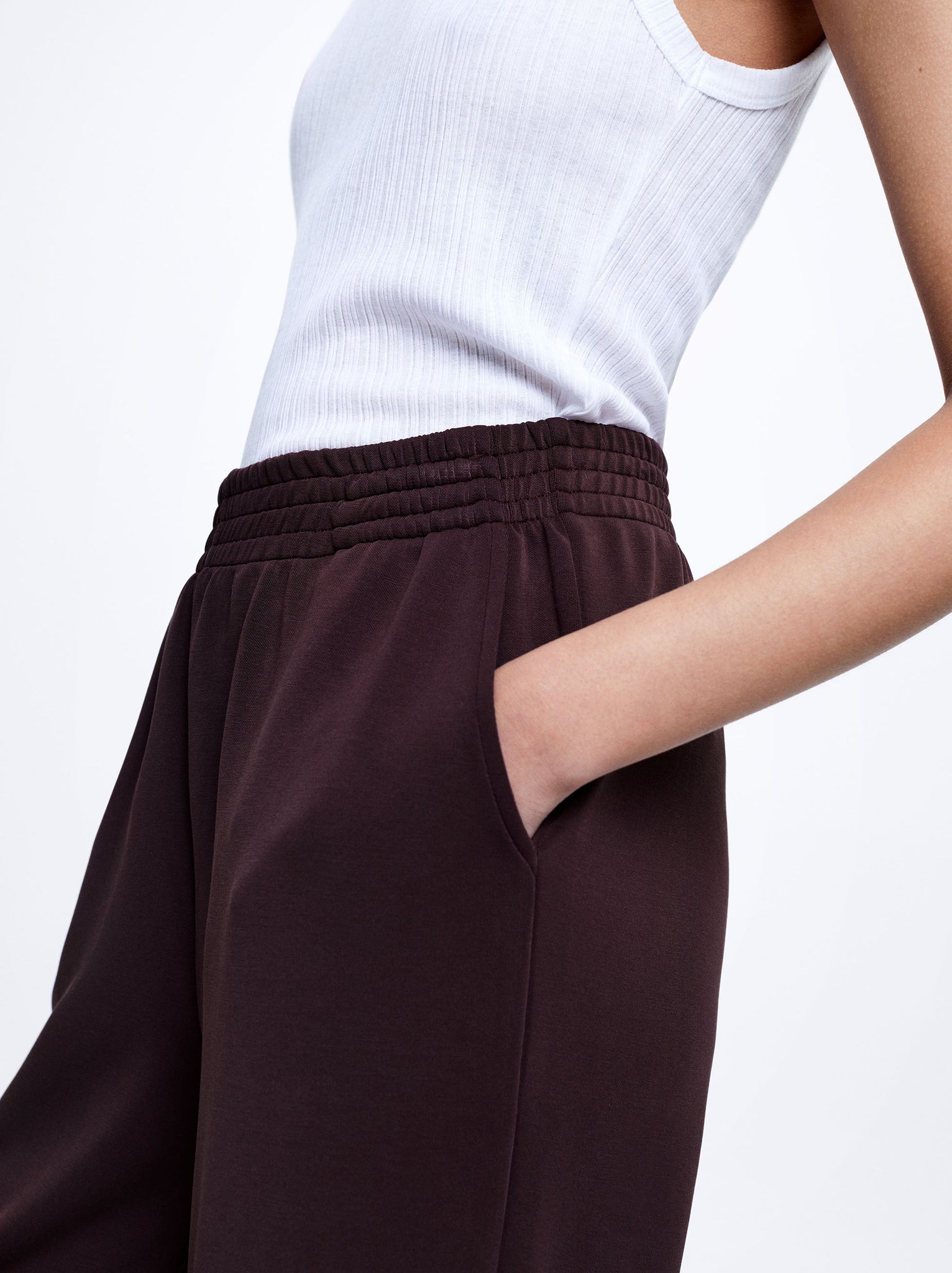 Modal Pants With Elastic Waistband