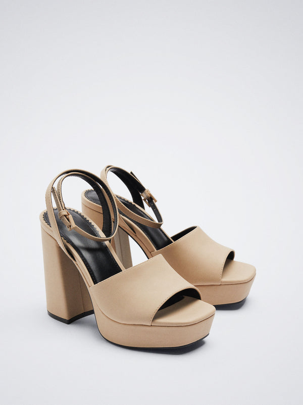 Platform Heel Sandal