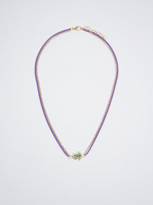 Chain Necklace With Zirconia