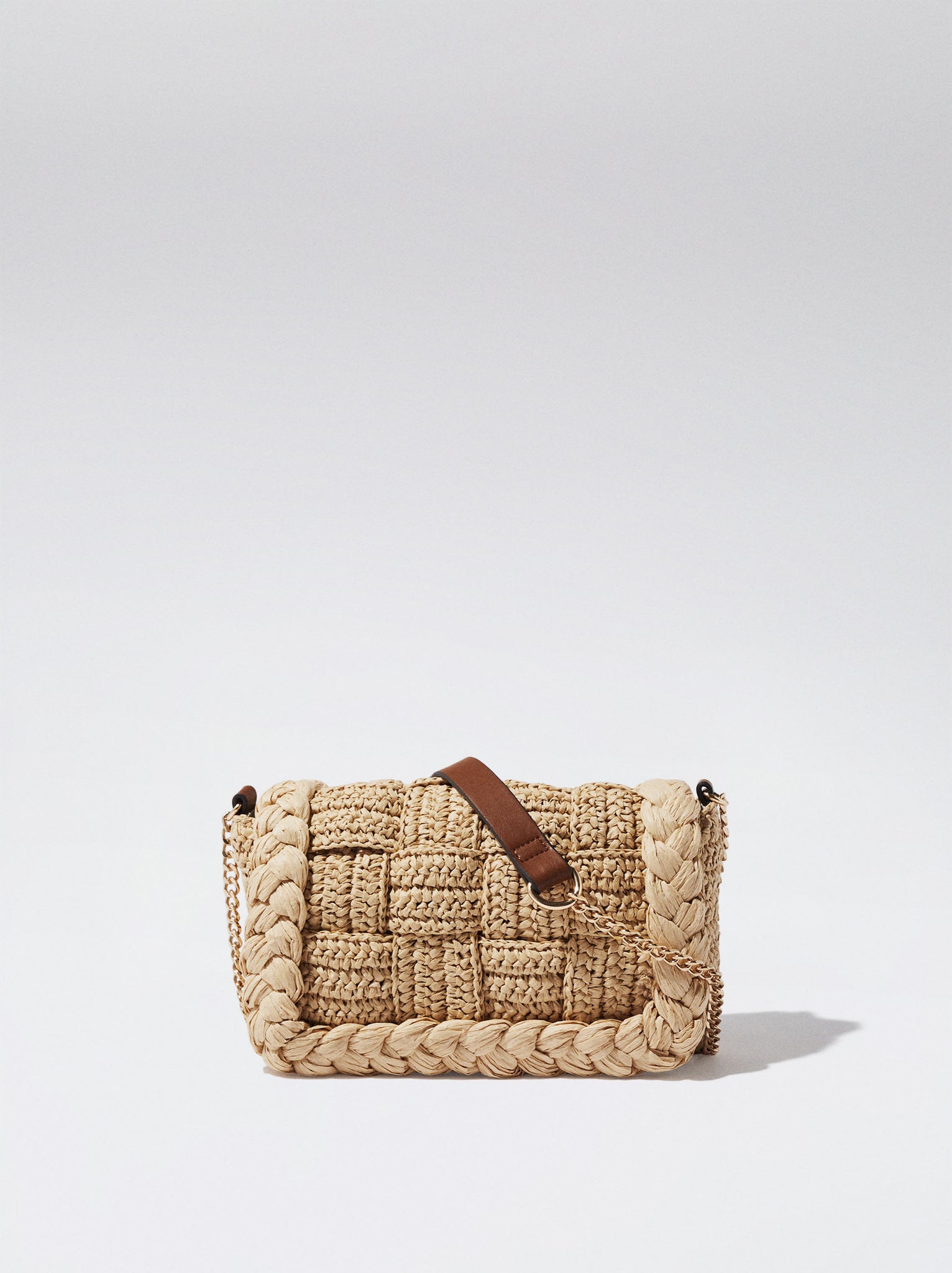 Straw Crossbody Bag