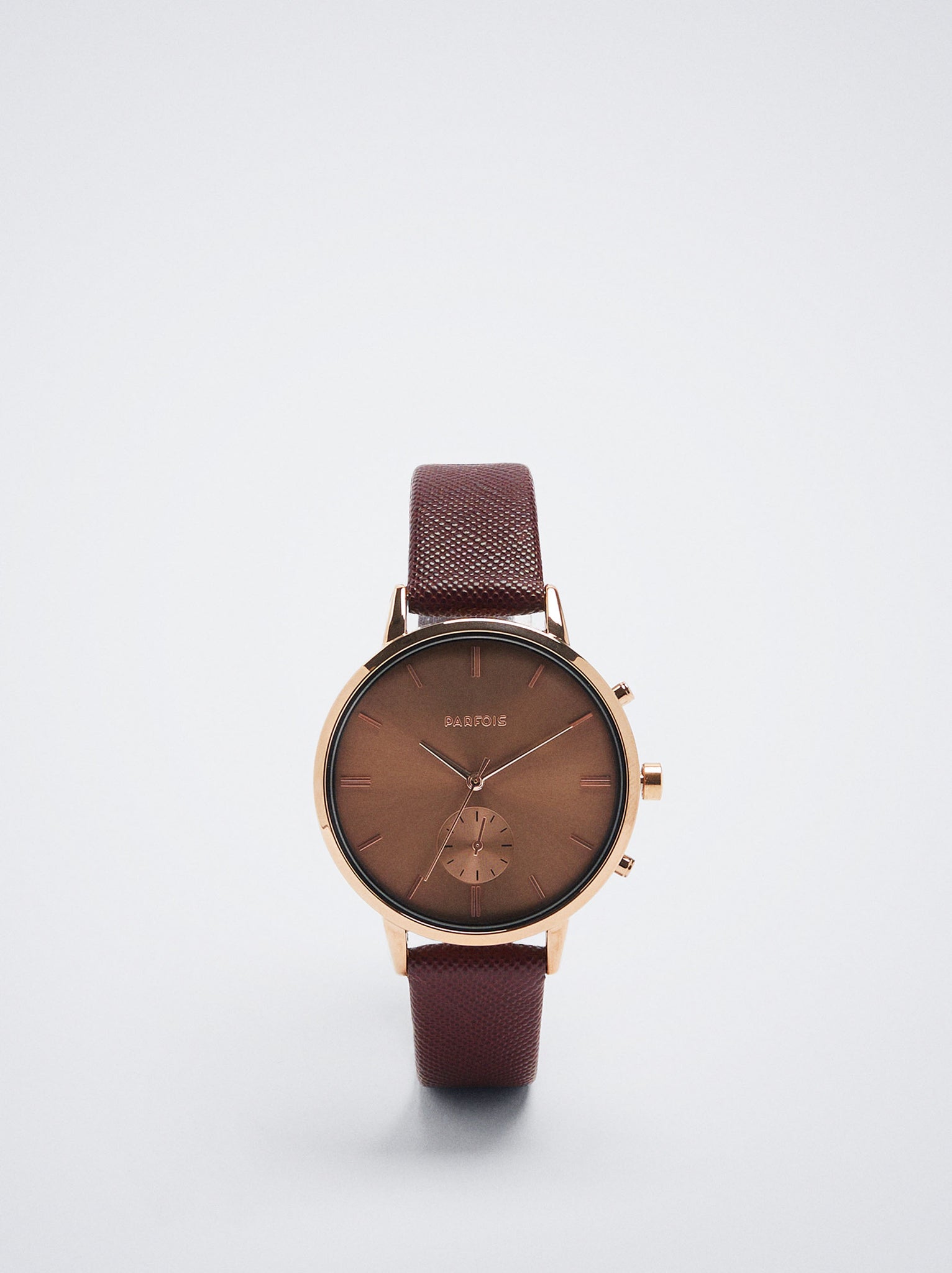Stainless Steel Watch With Contrast Case