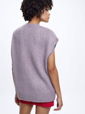 Sleeveless Knitted Vest