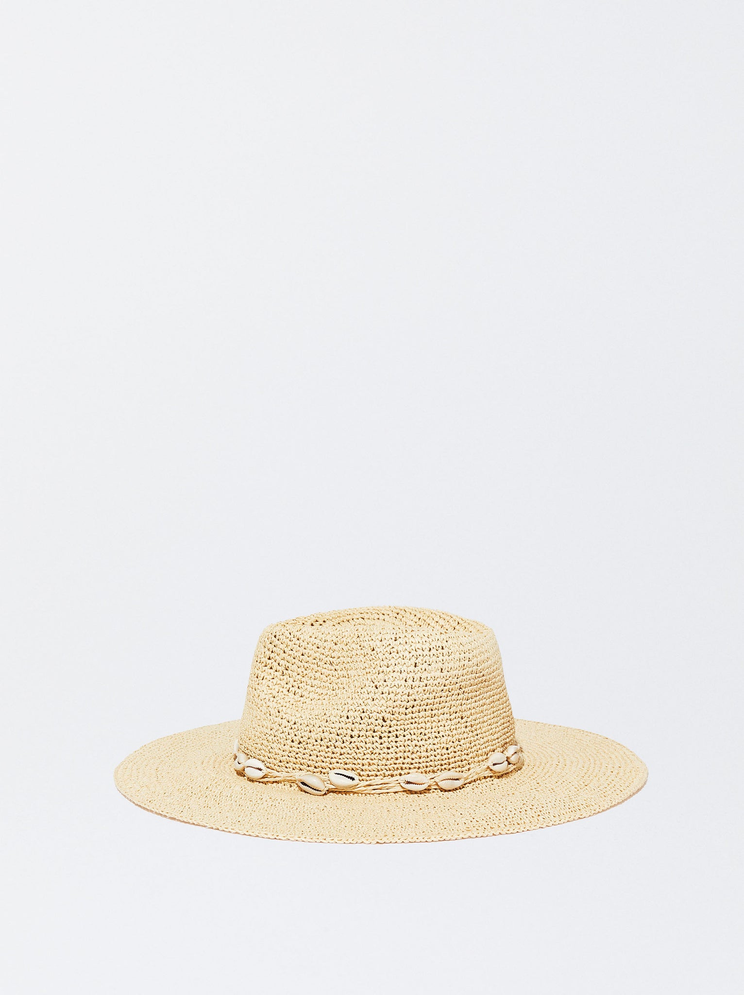 Braided Hat With Shells