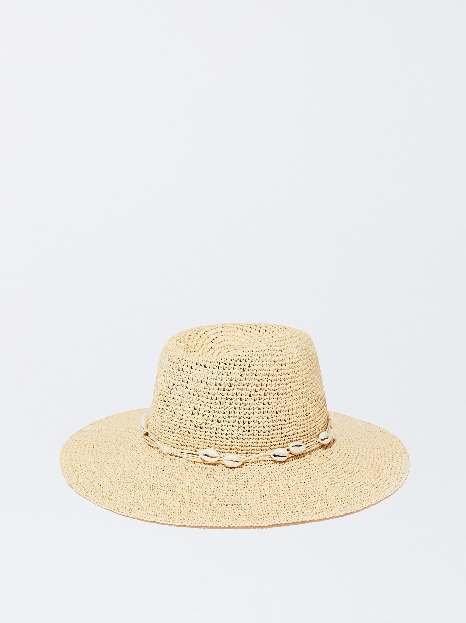 Braided Hat With Shells