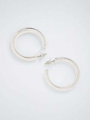 Silver Hoop Earrings