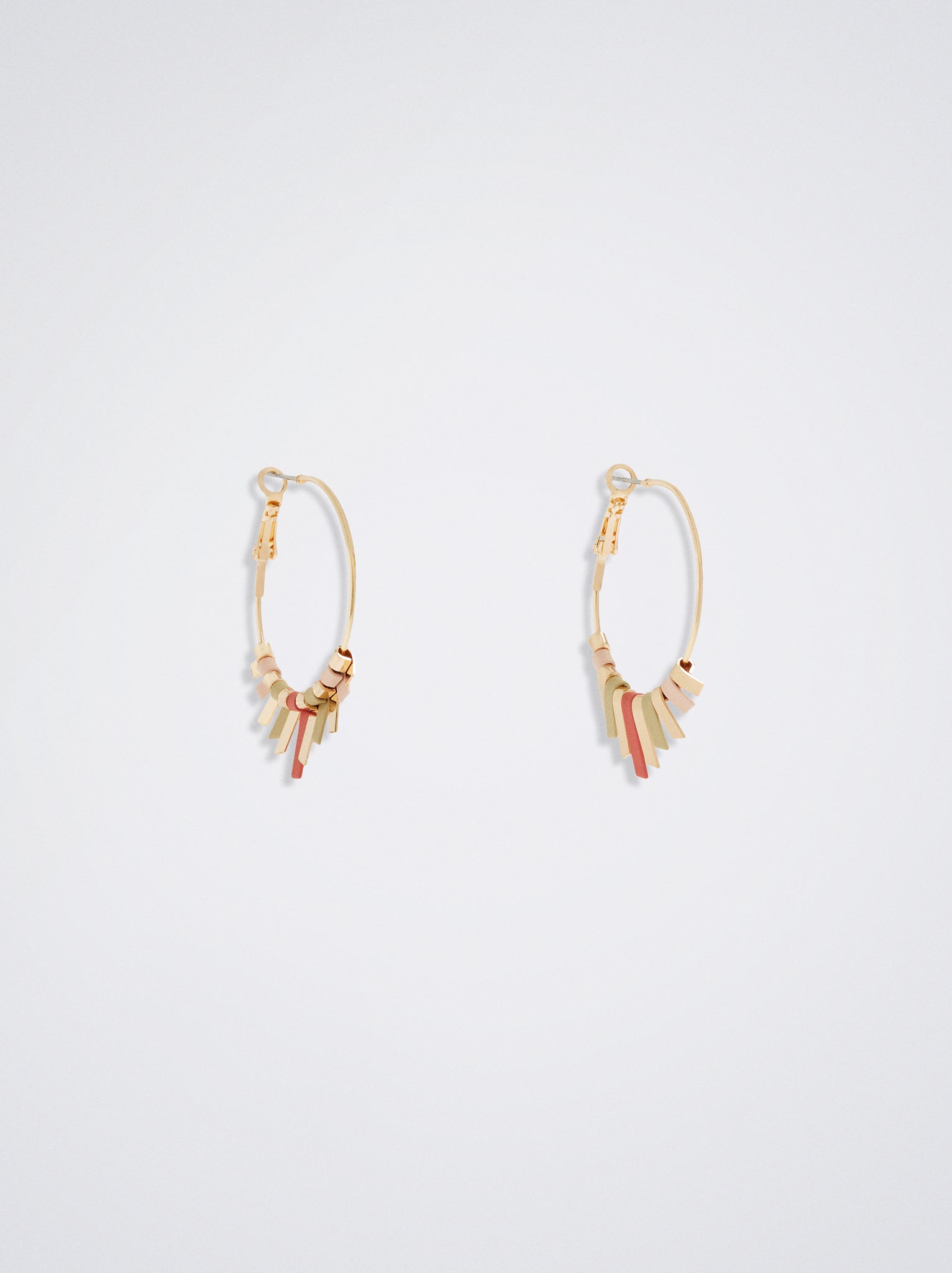 Multicoloured Hoop Earrings