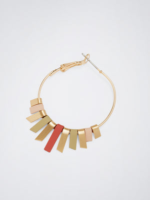 Multicoloured Hoop Earrings