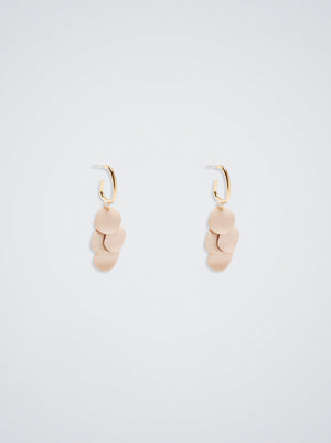 Rubber Hoop Earrings