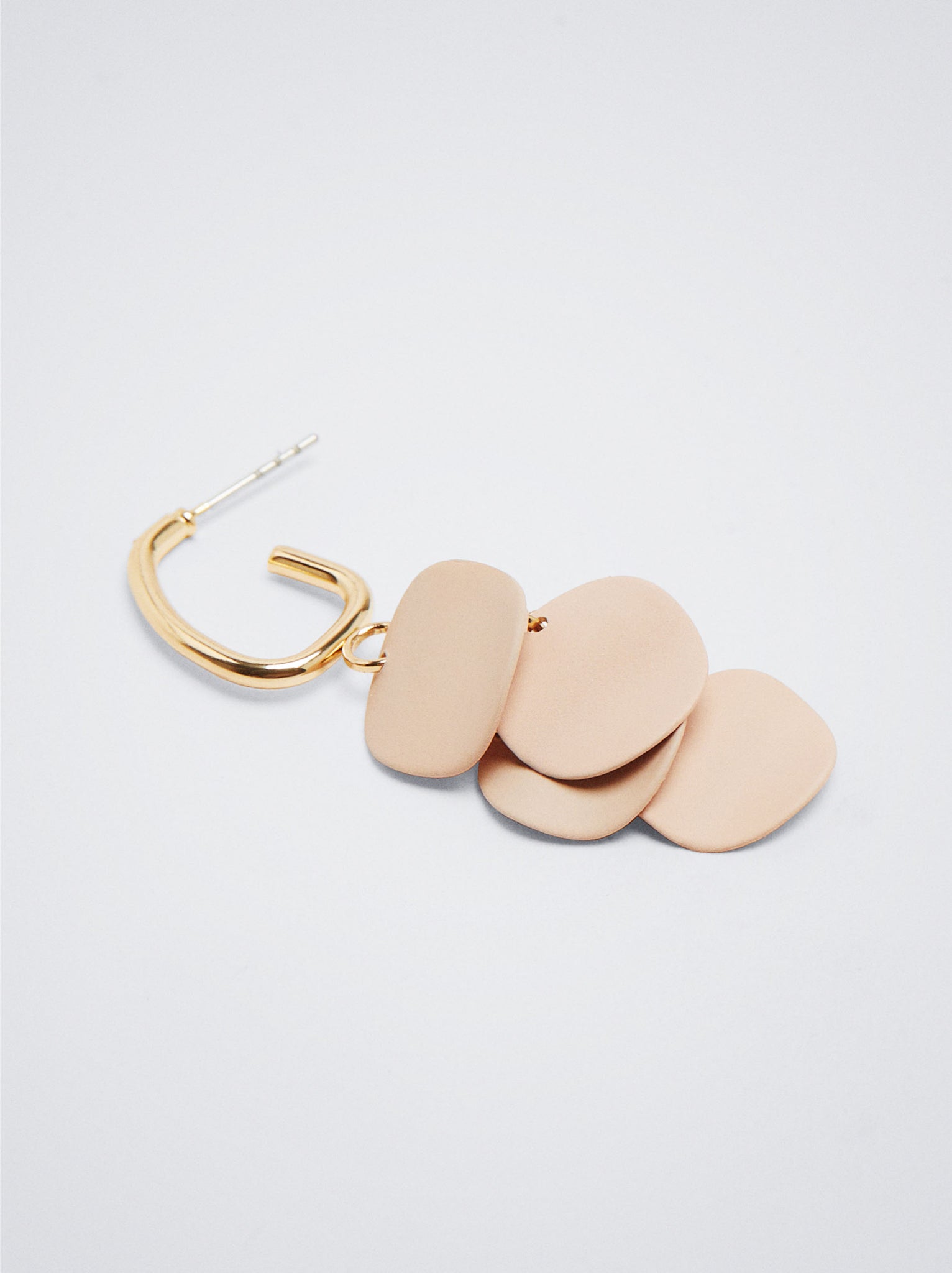 Rubber Hoop Earrings