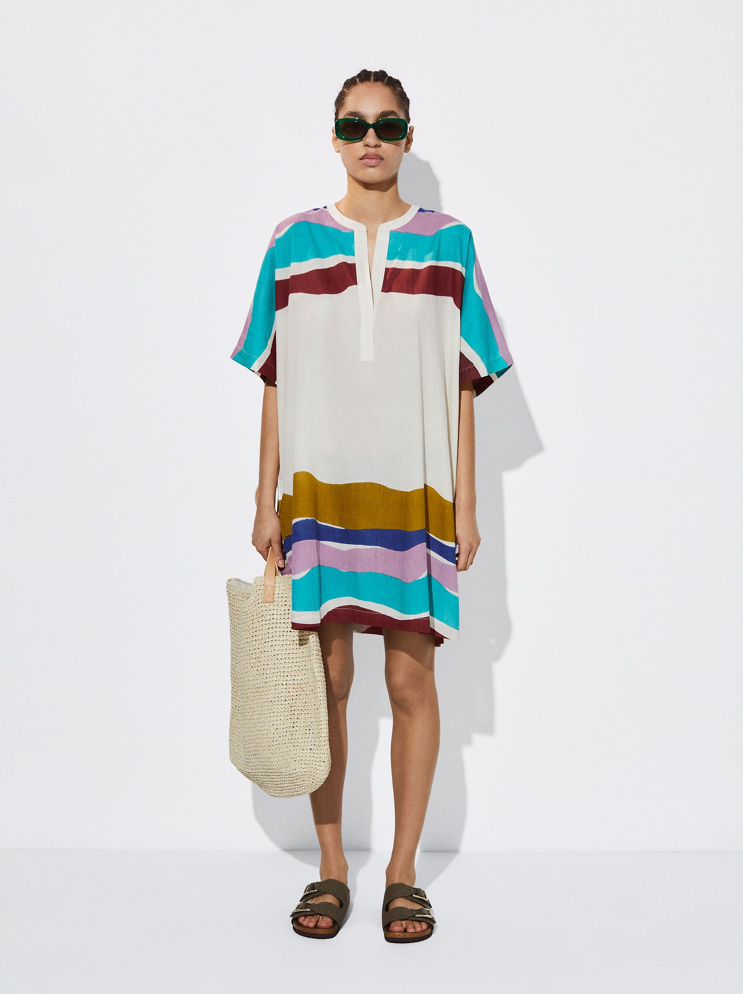 Printed Cotton Dress